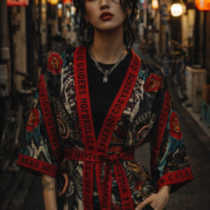 Kimono Red Snake